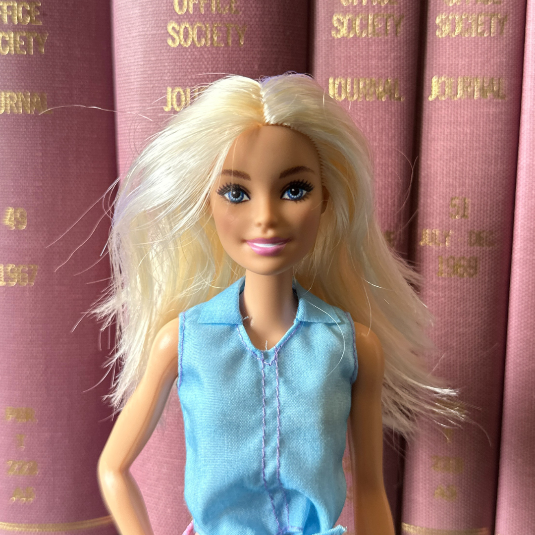 Barbie at the Library