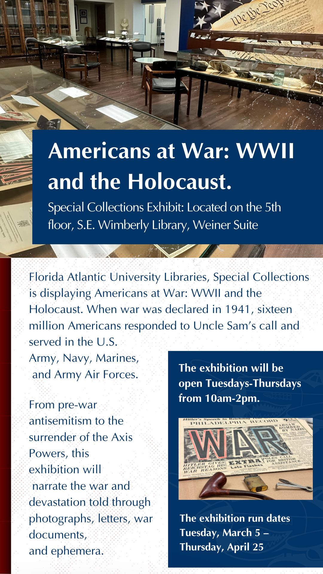 Americans at War: WWII and the Holocaust