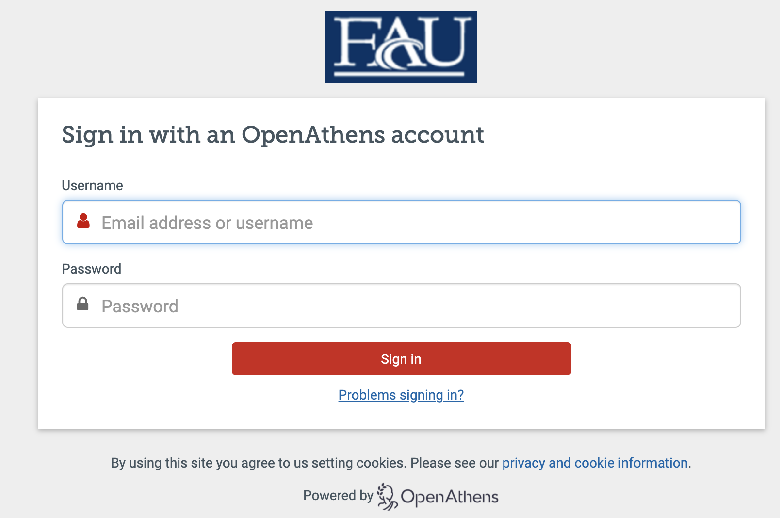 OpenAthens Guest Sign In Option