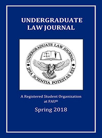 FAU Undergraduate Law Journal