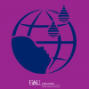 World Polio Day logo and FAU Libraries logo on purple background