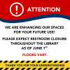 Restroom Renovations as of June 1st