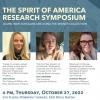 Spirit of America Research Symposium Information and speakers