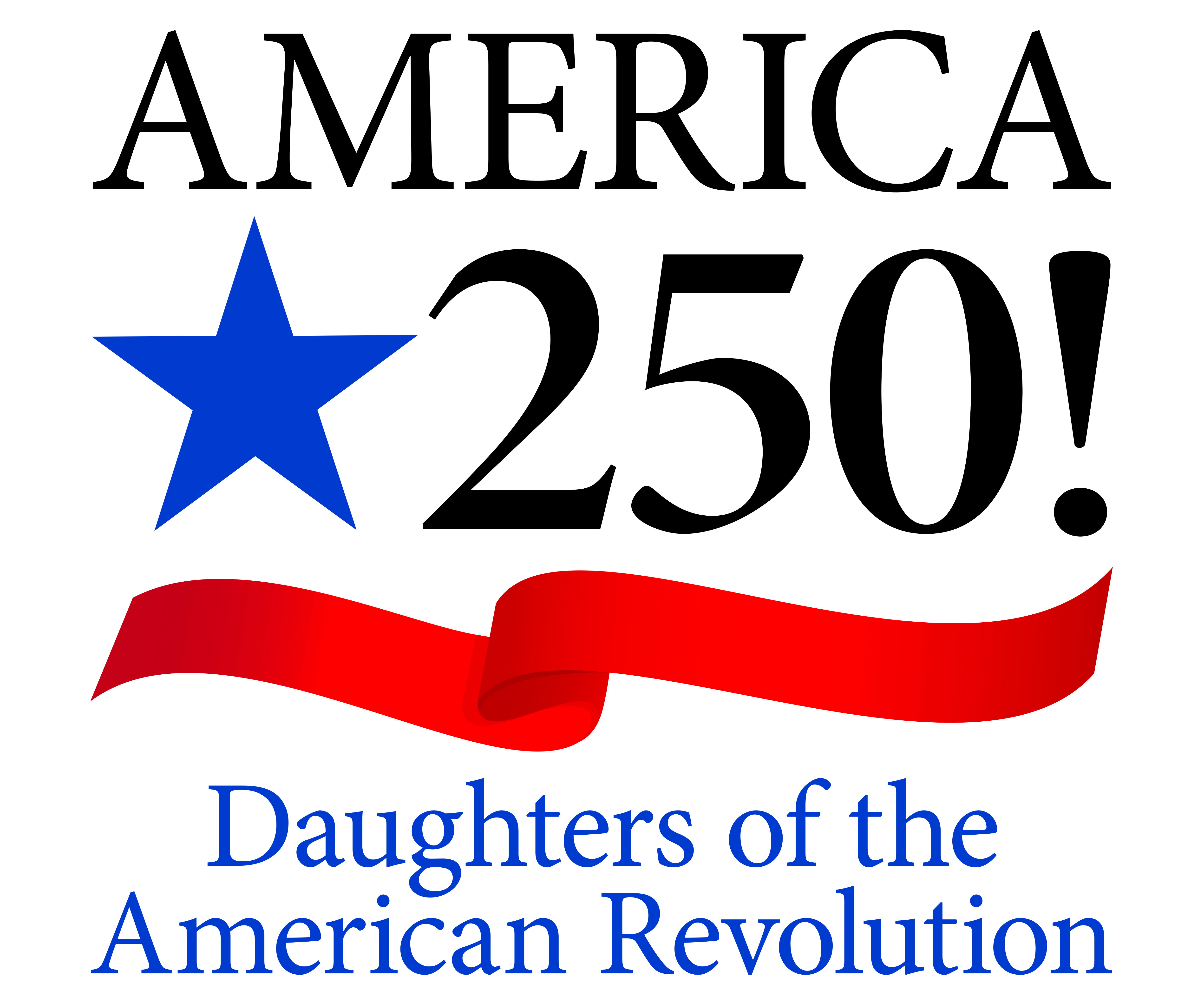 DAR logo Daughters of the American Revolution logo