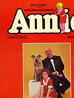 Digital scan of the cover of an Annie sheet music piece