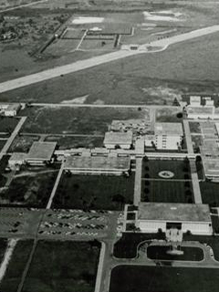 Aerial photograph of the Boca Raton Campus