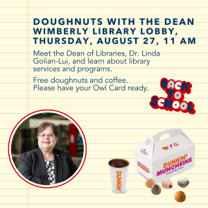 Doughnuts with the Dean | 8.27