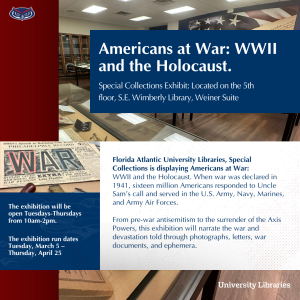 Americans at War: WWII and the Holocaust