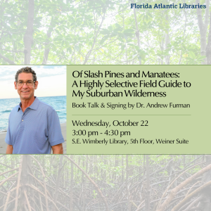 Book Talk with Dr. Andrew Furman | 10/22