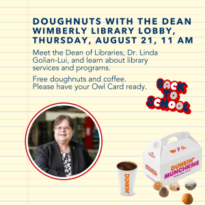 Doughnuts with the Dean | 8/21