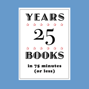 Virtual Stop Watch Gallery Talk: 25 Years/25 Books