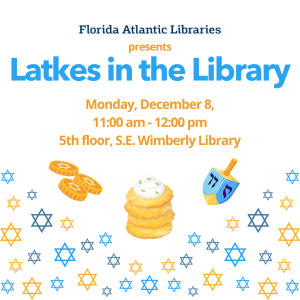 Latkes in the Library | 12/8