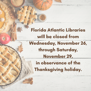 Holiday Closure | 11/26 - 11/29