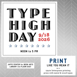 Type High Day 2026