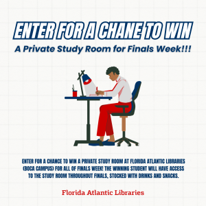 Win a Private Study Room for Finals