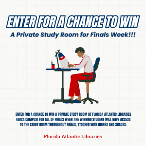 Win a Private Study Room for Finals